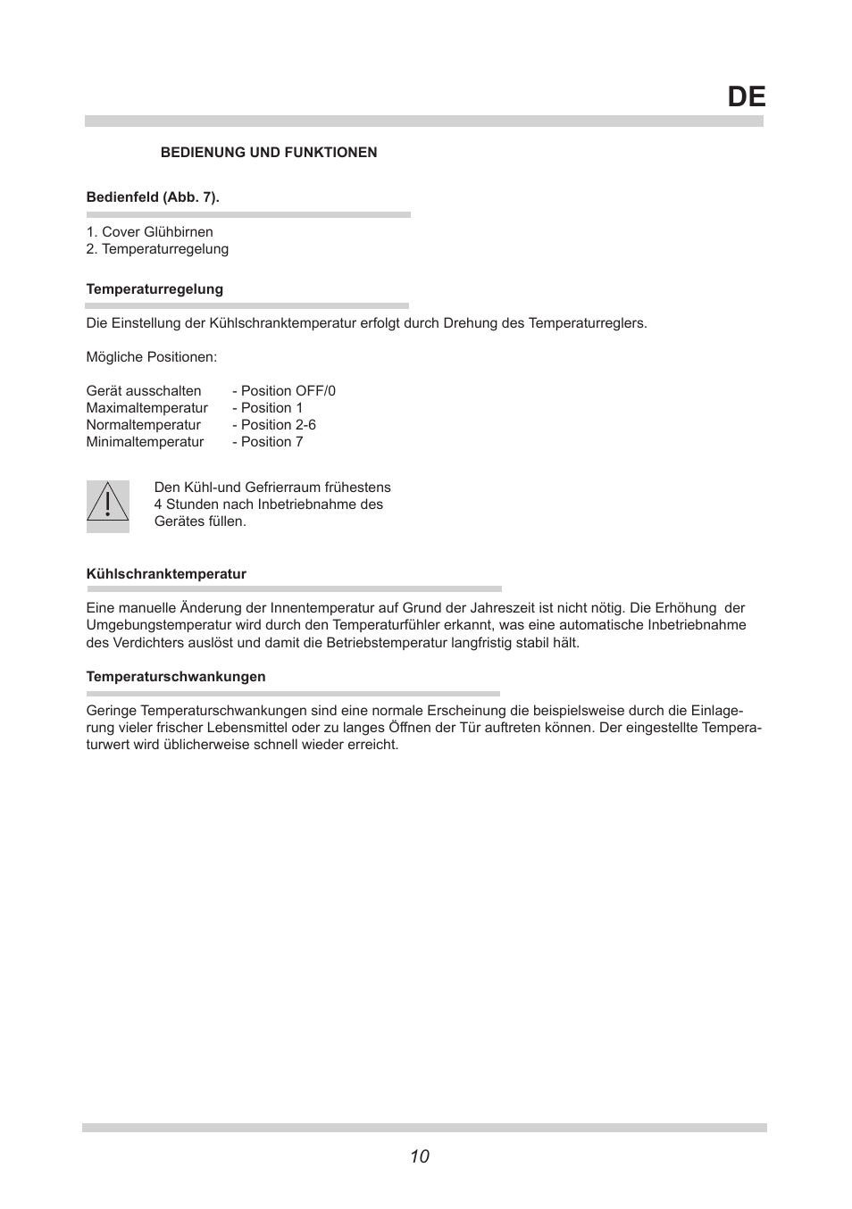 AMICA EKGC 16178 DE User Manual | Page 10 / 76