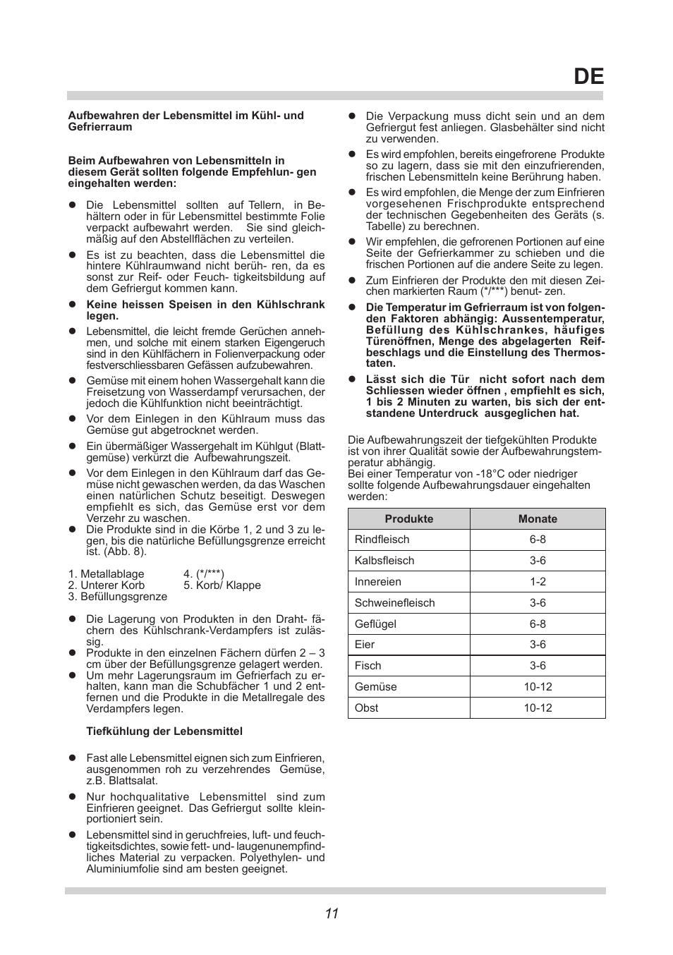 AMICA EKGC 16178 DE User Manual | Page 11 / 76