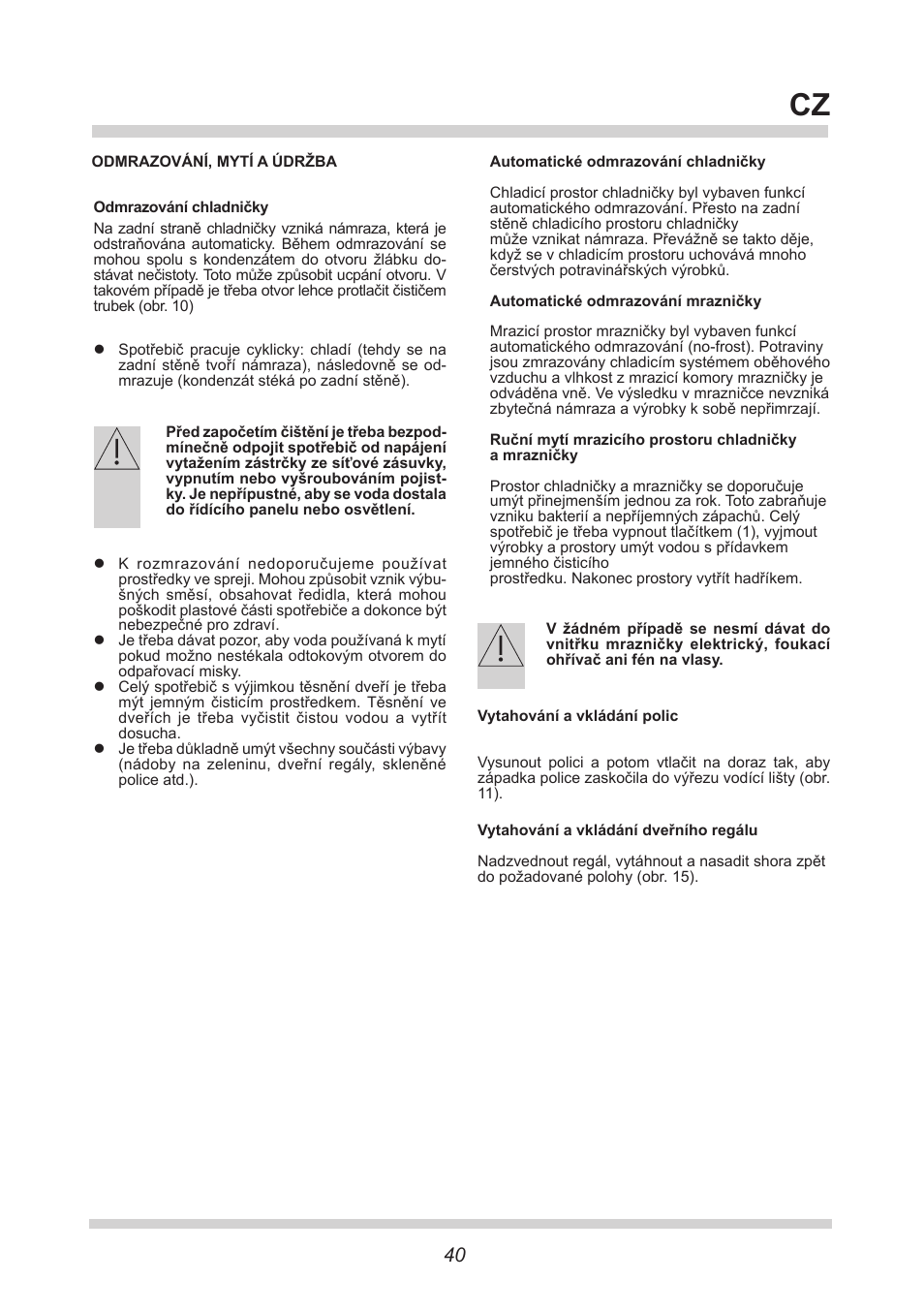 AMICA EKGC 16178 DE User Manual | Page 40 / 76