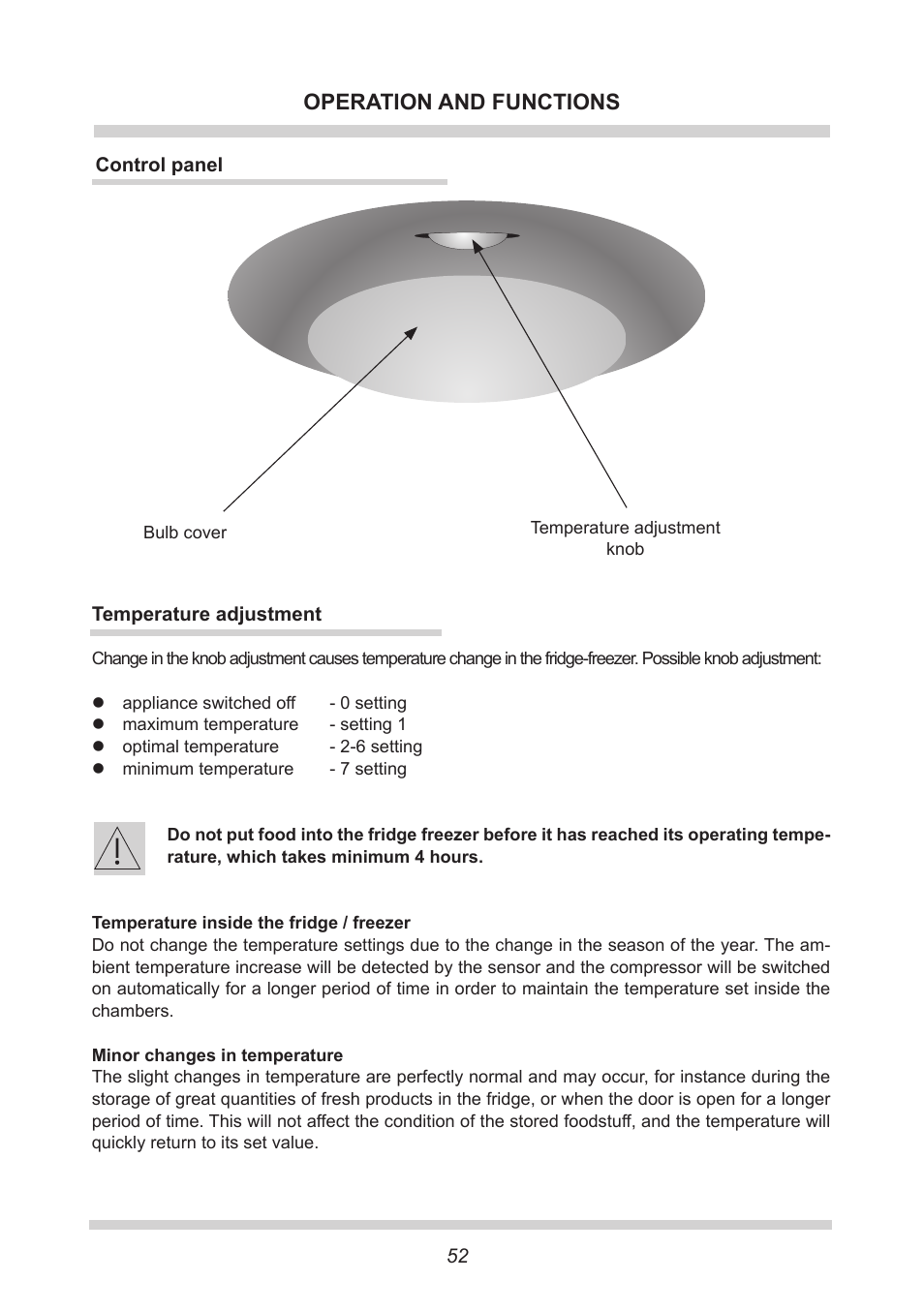 Operation and functions | AMICA EKGC 16167 DE User Manual | Page 52 / 172