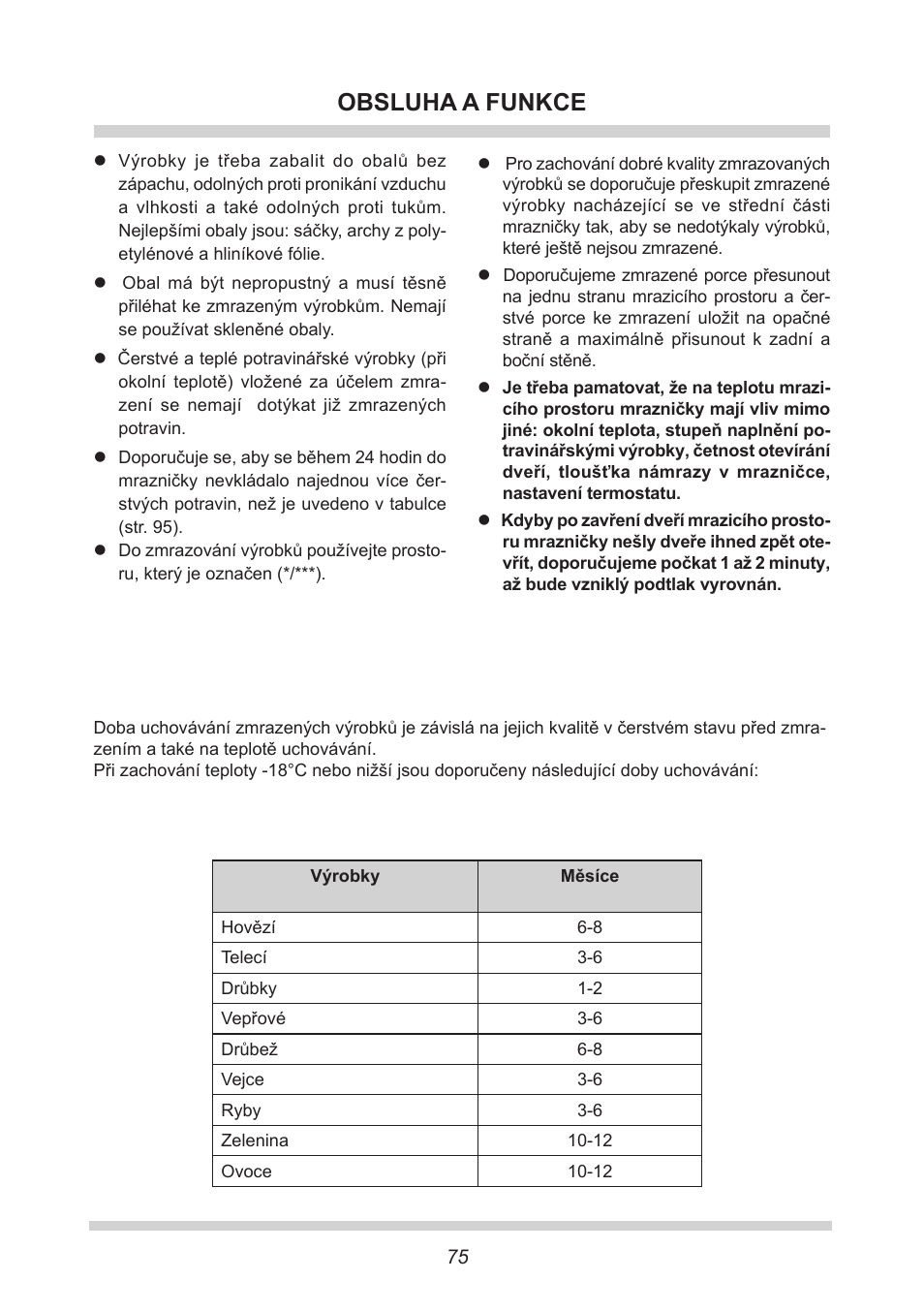 Obsluha a funkce | AMICA EKGC 16167 DE User Manual | Page 75 / 172