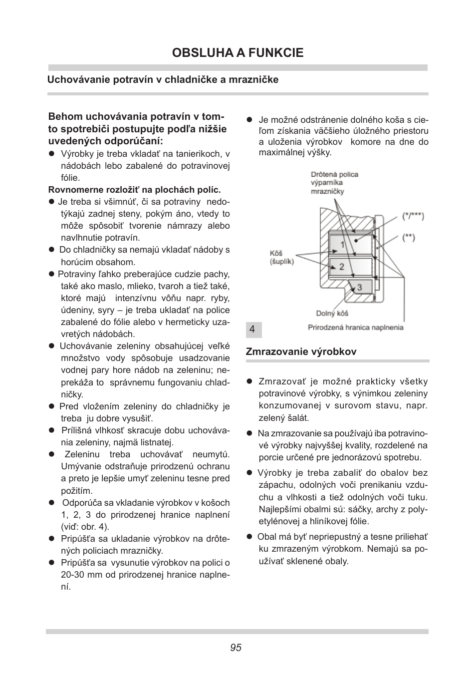 Obsluha a funkcie | AMICA EKGC 16167 DE User Manual | Page 95 / 172