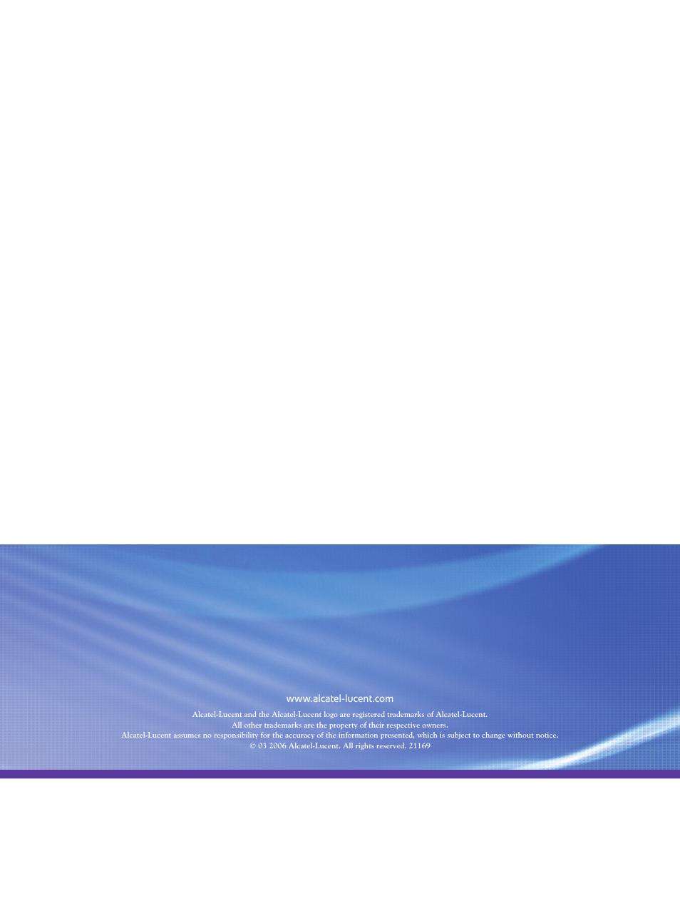 Alcatel-Lucent VoIP for Enterprise User Manual | Page 6 / 6