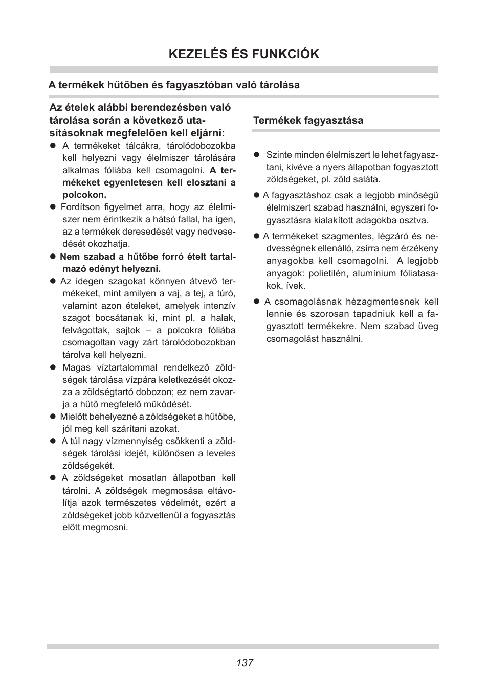 Kezelés és funkciók | AMICA EKGC 16166 DE User Manual | Page 137 / 172