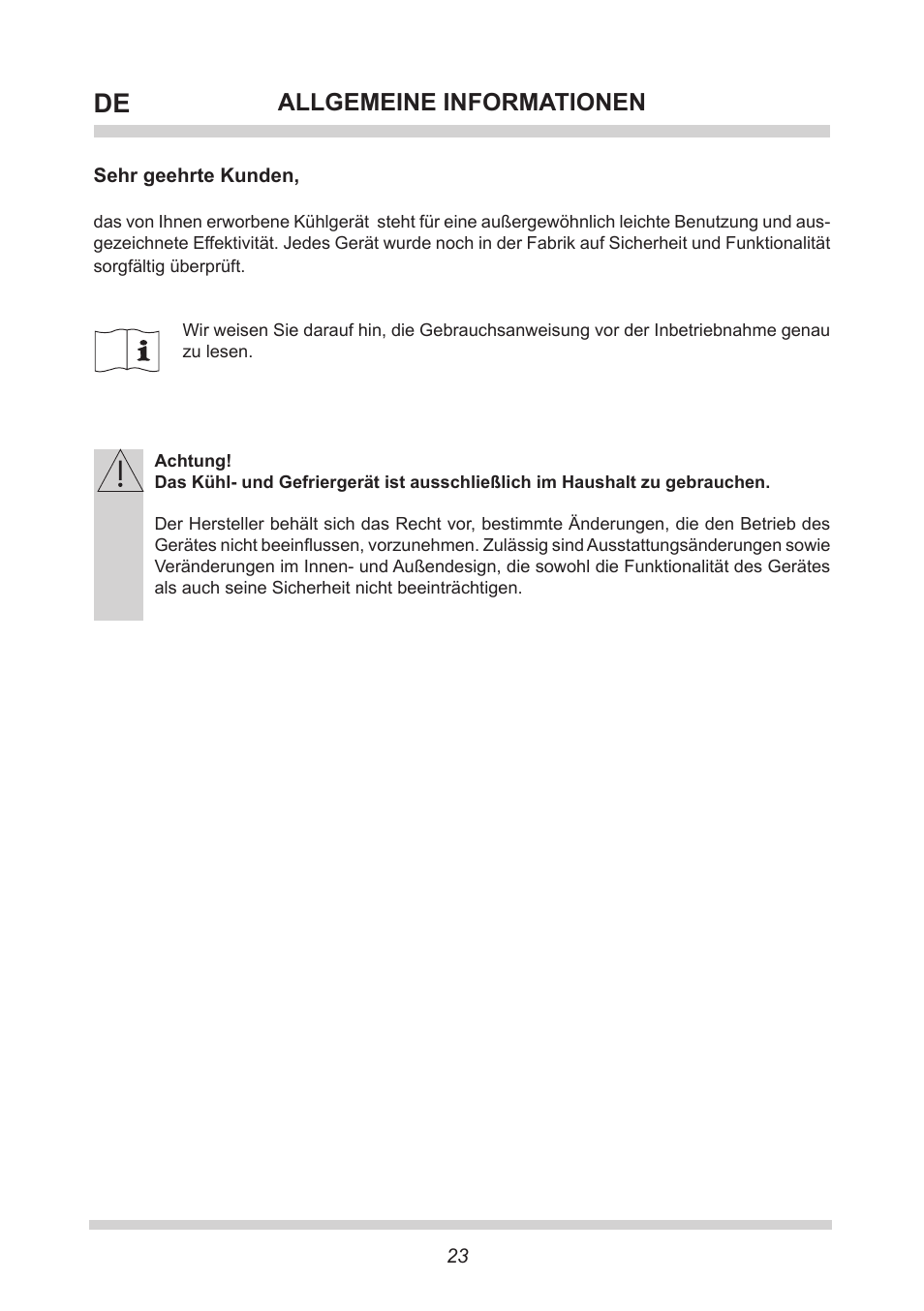 Allgemeine informationen | AMICA EKGC 16166 DE User Manual | Page 23 / 172