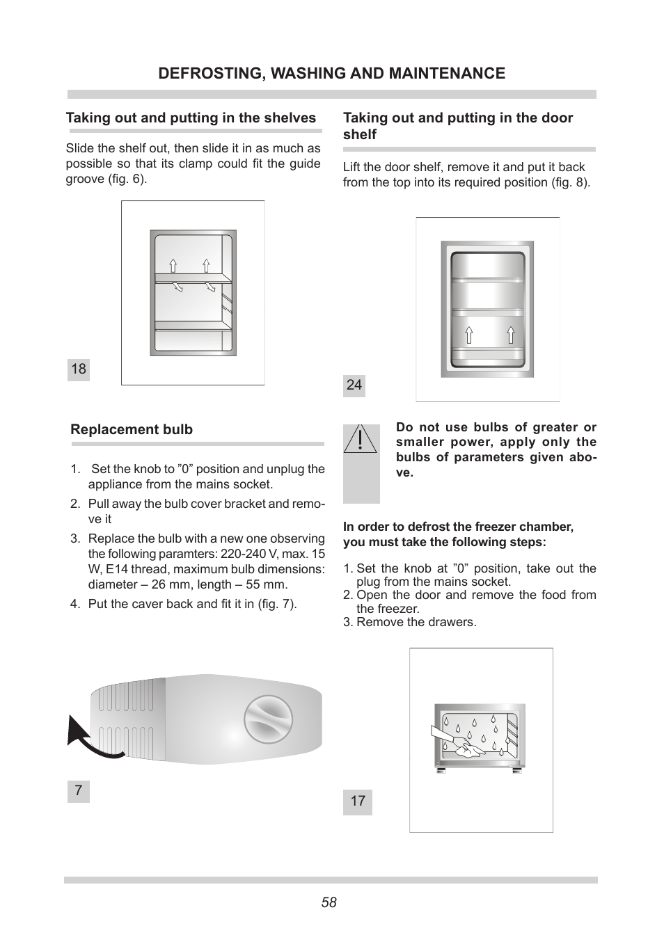 AMICA EKGC 16166 DE User Manual | Page 58 / 172