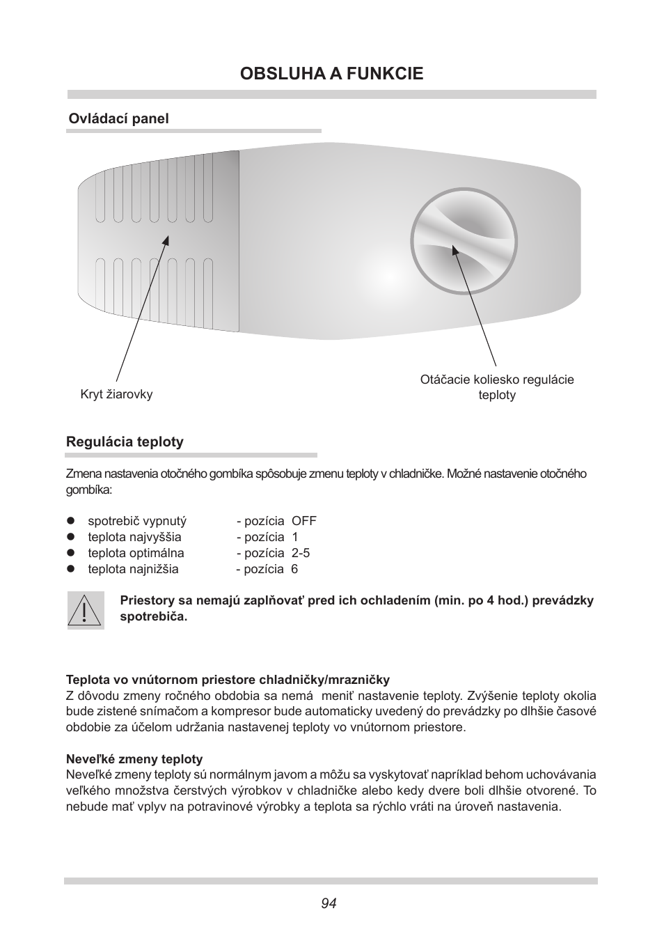 Obsluha a funkcie | AMICA EKGC 16166 DE User Manual | Page 94 / 172