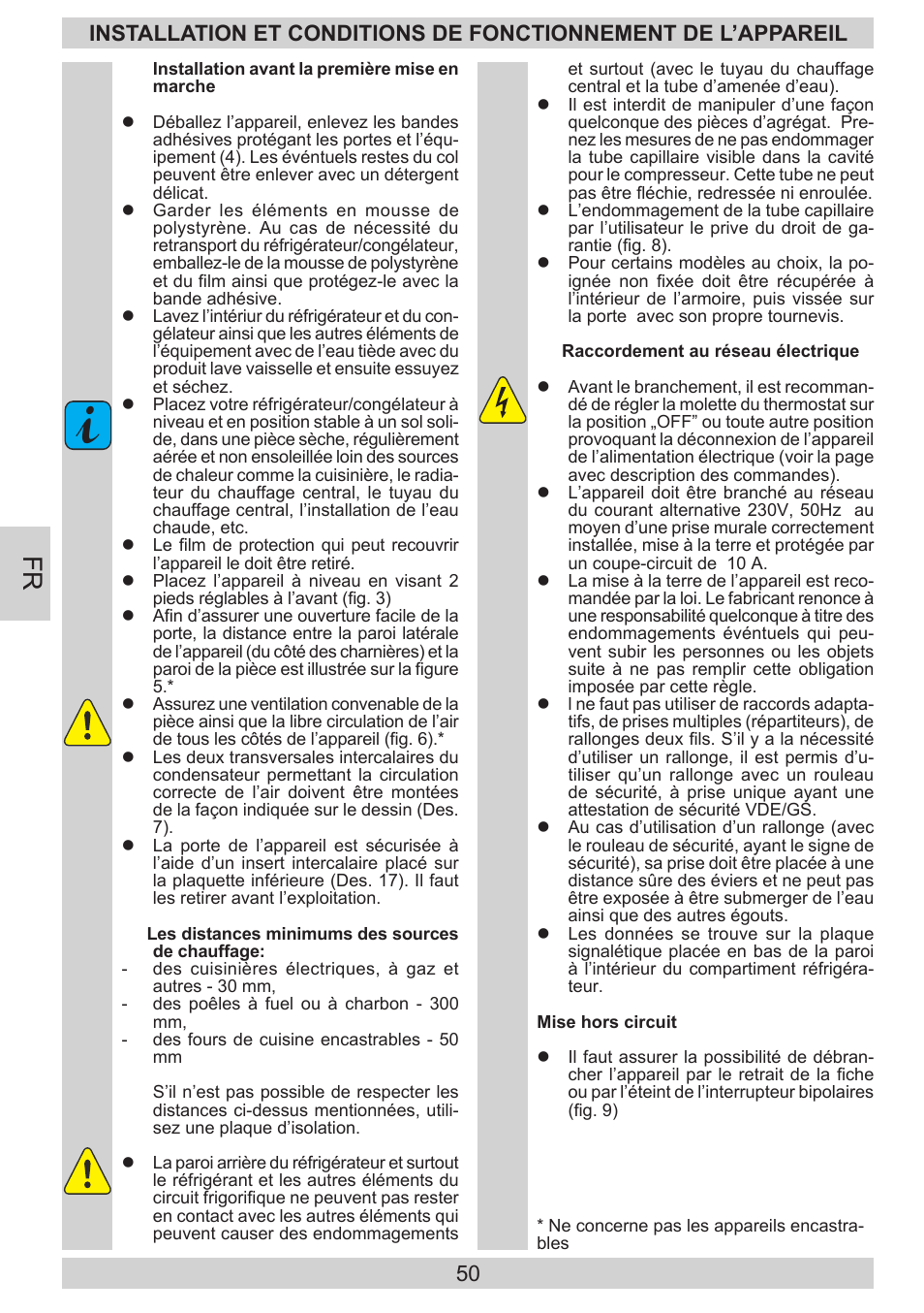 AMICA KGC 15533 SG DE User Manual | Page 50 / 72