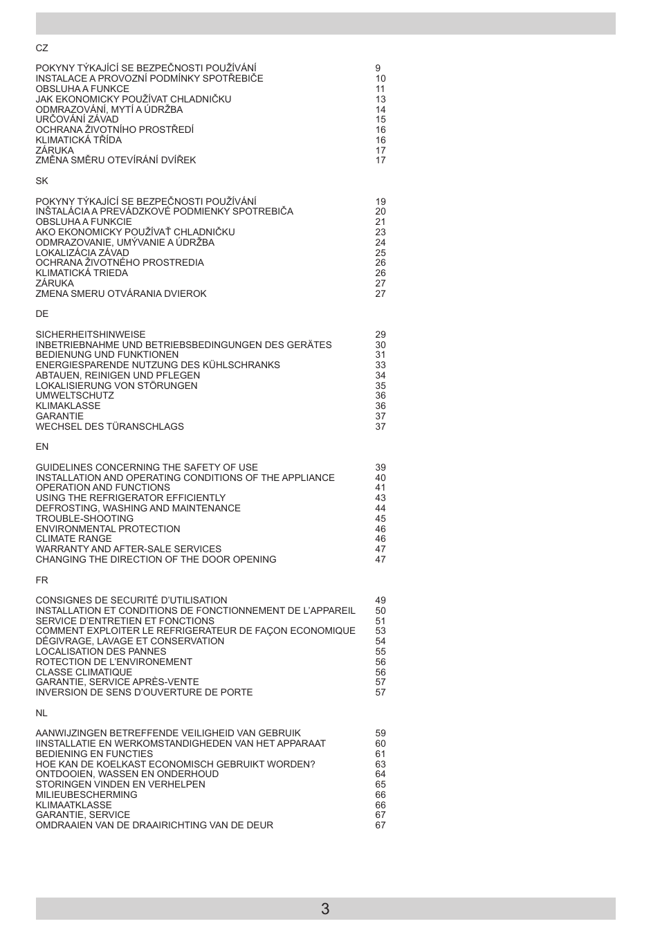 AMICA KGC 15530 WG DE User Manual | Page 3 / 72