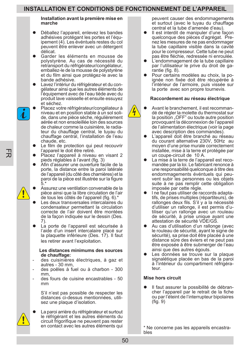 AMICA KGC 15530 WG DE User Manual | Page 50 / 72