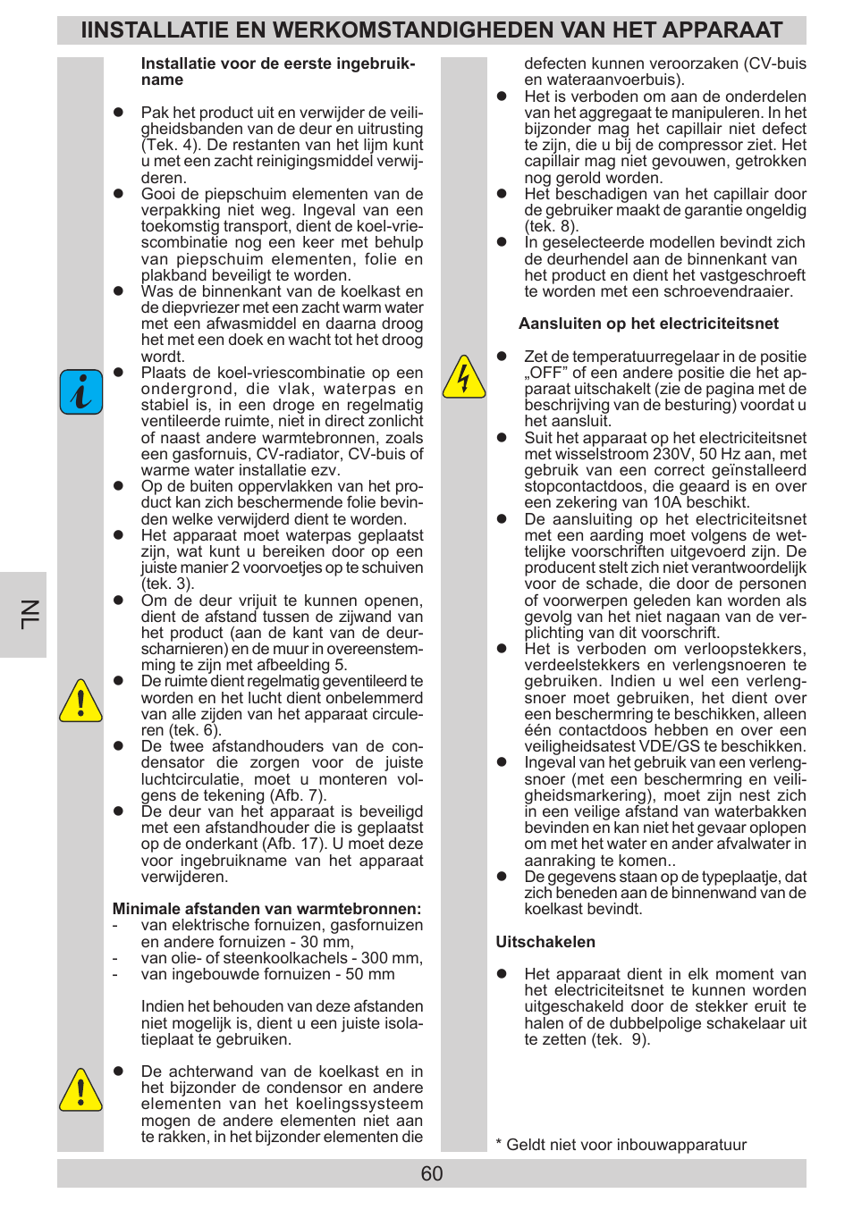 AMICA KGC 15530 WG DE User Manual | Page 60 / 72