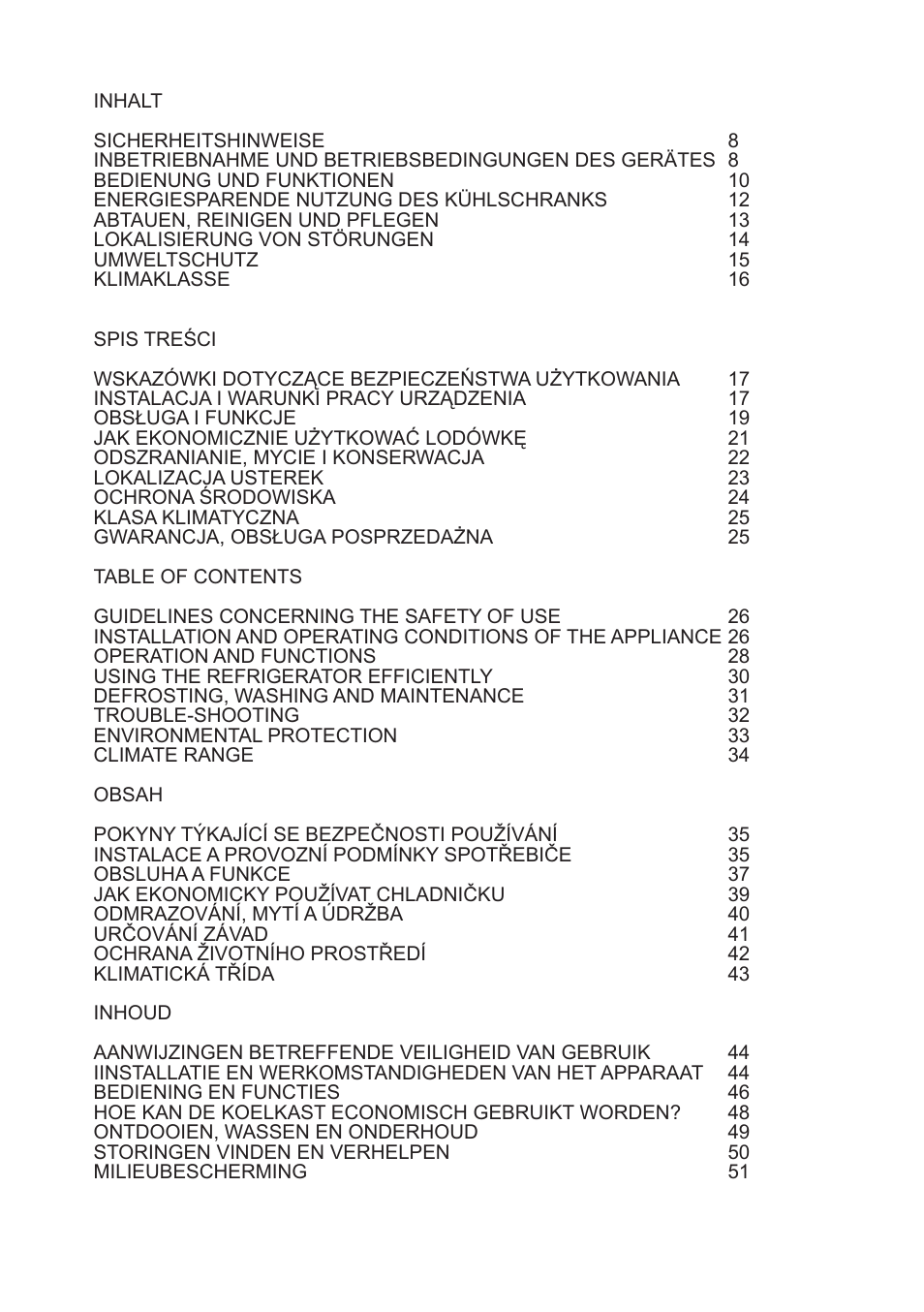 AMICA KGC 15433 W DE User Manual | Page 2 / 64