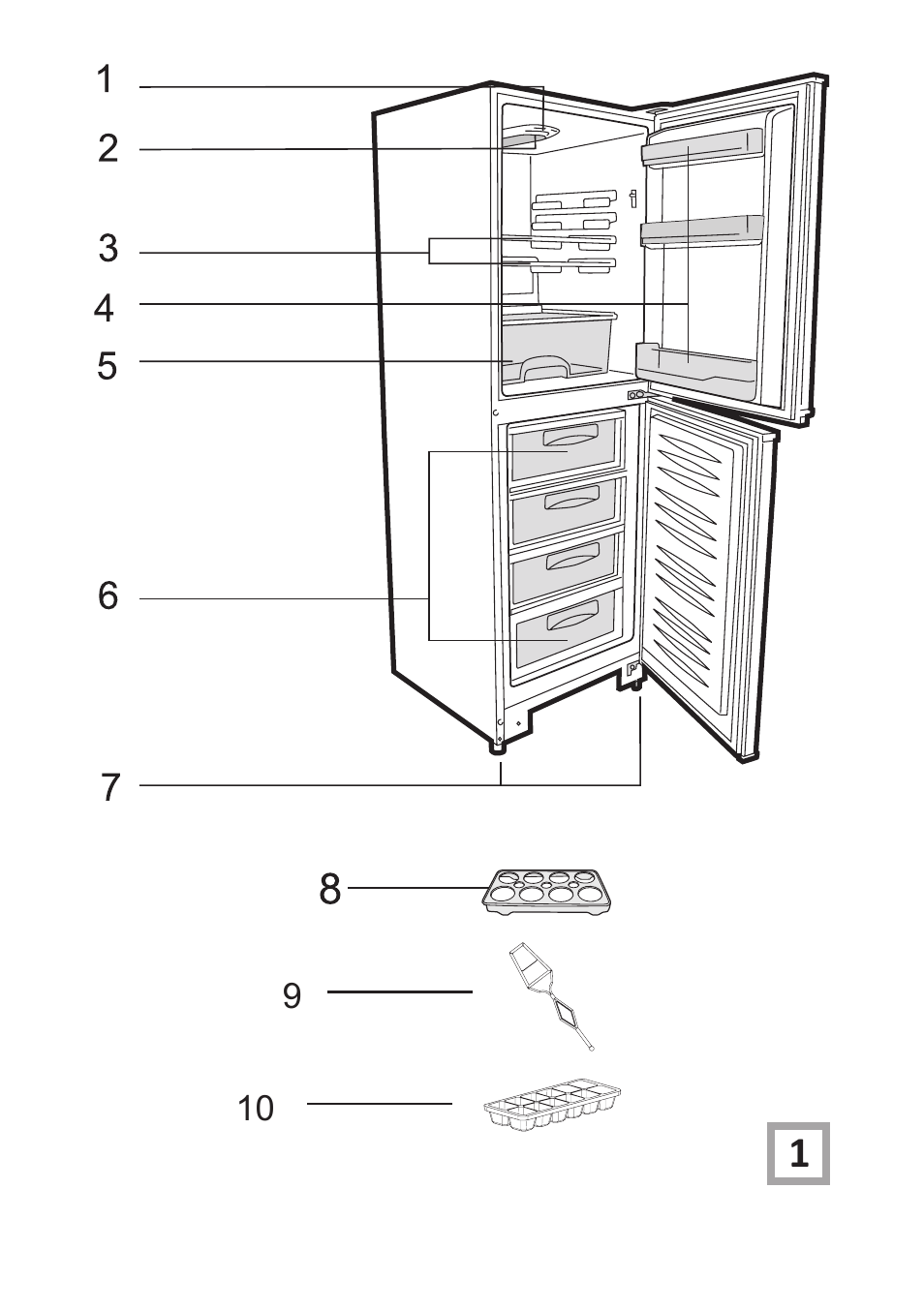 AMICA KGC 15433 W DE User Manual | Page 4 / 64