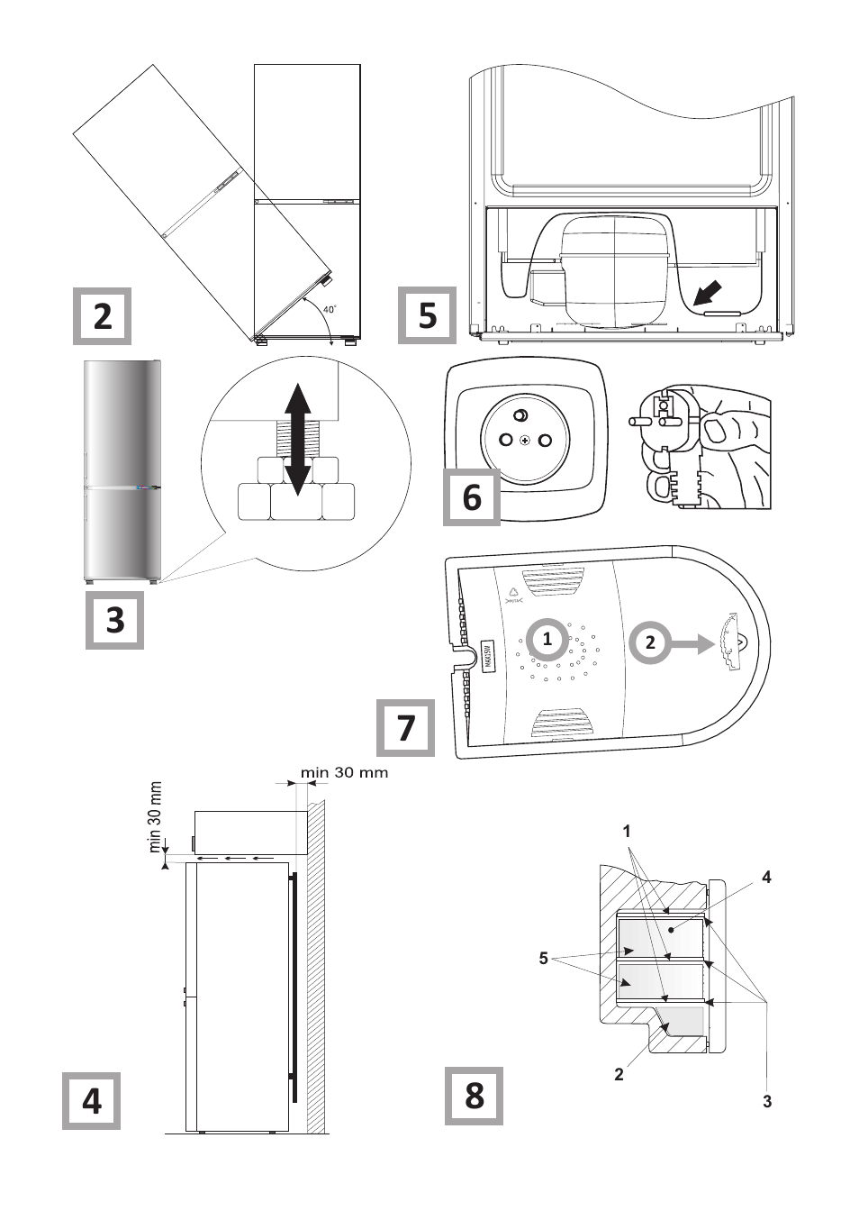 AMICA KGC 15433 W DE User Manual | Page 5 / 64