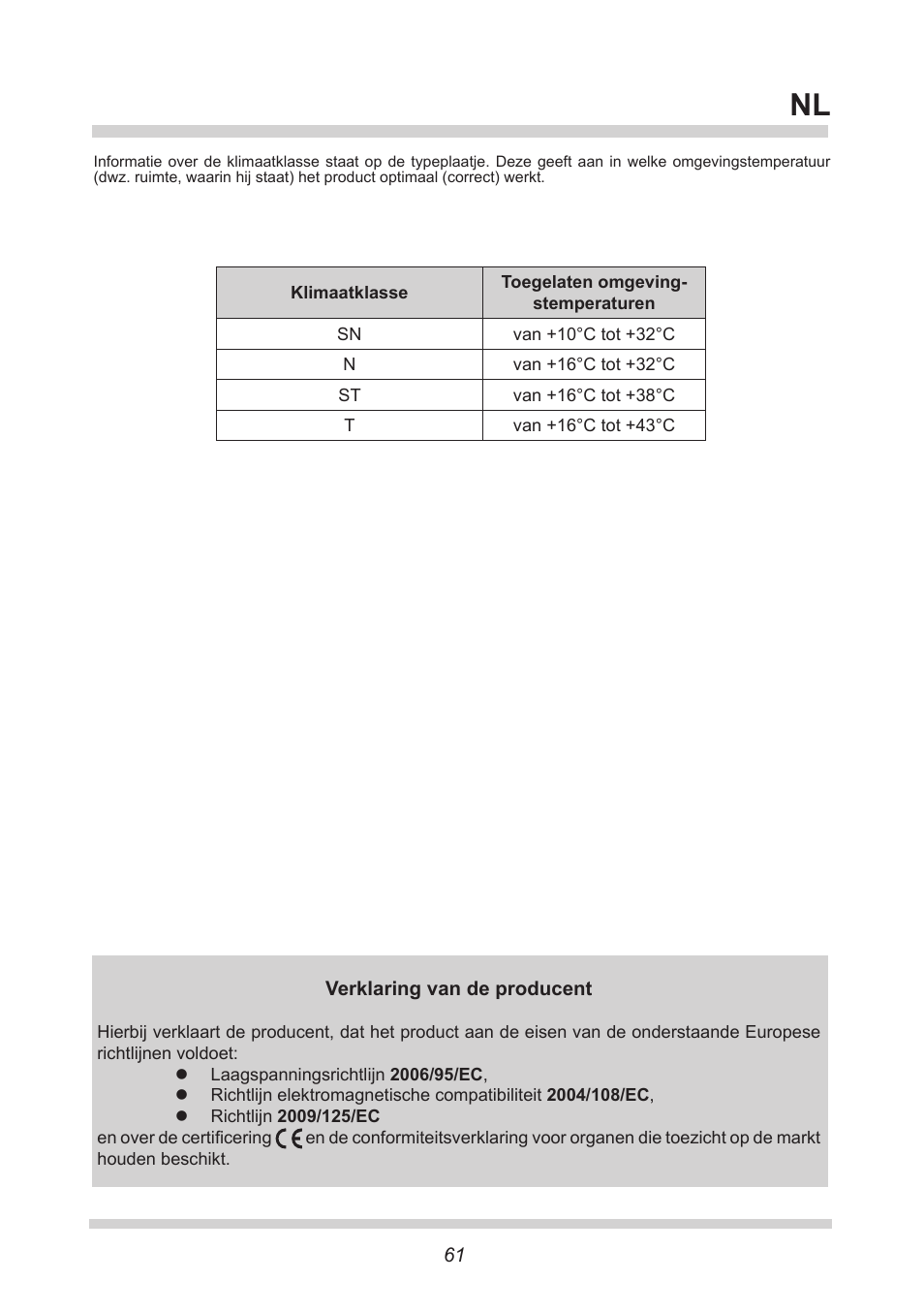 AMICA KGC 15427 W DE User Manual | Page 61 / 76