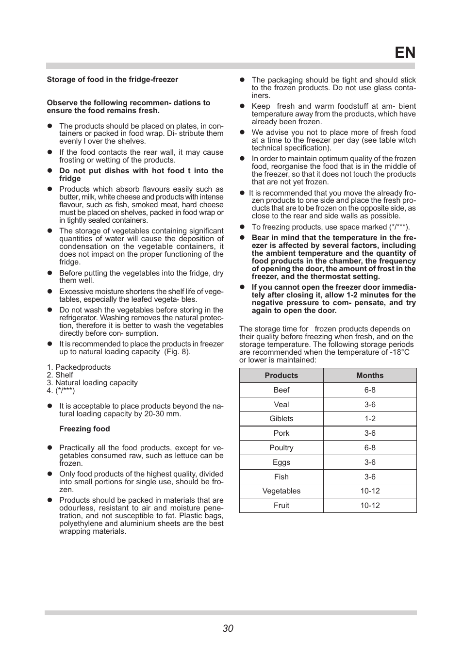 AMICA KGC 15425 W DE User Manual | Page 30 / 66