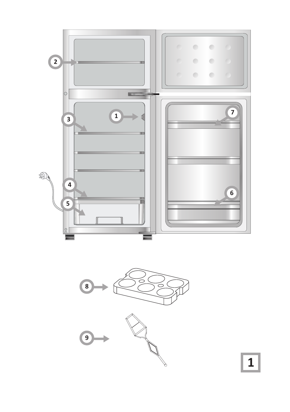 AMICA KGC 15425 W DE User Manual | Page 5 / 66