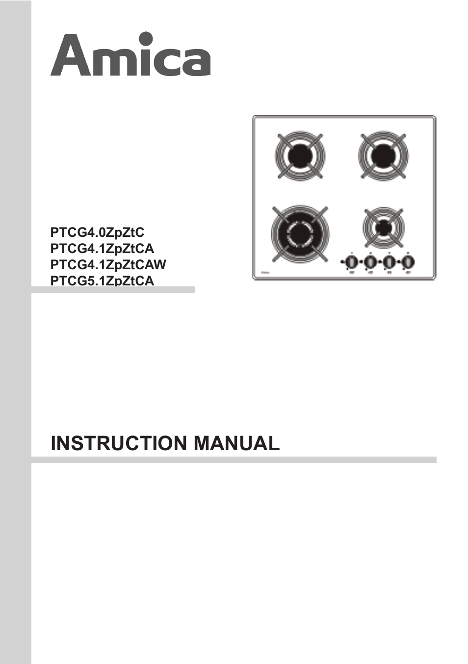 AMICA PGCZ6411W EN User Manual | 24 pages