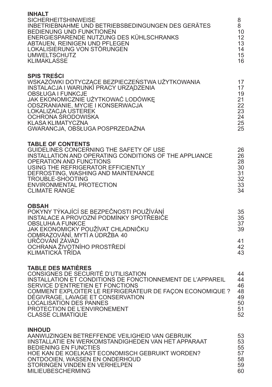 AMICA BK313.3 AA / EKGC 16177 User Manual | Page 2 / 72