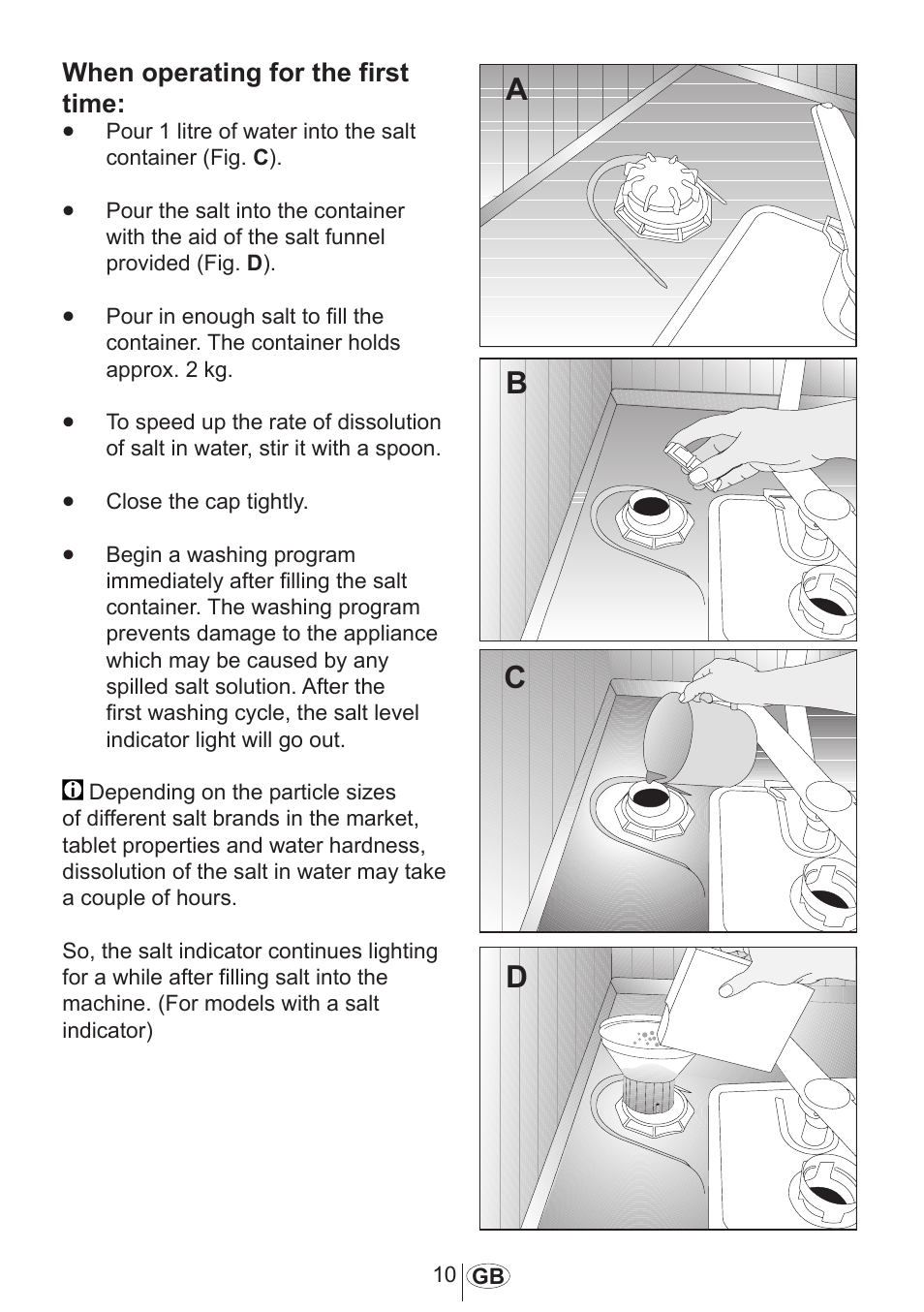 AMICA ZIA 448 User Manual | Page 11 / 27