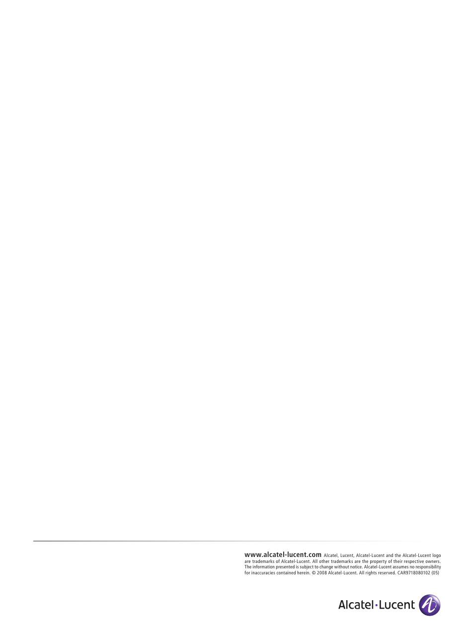 Alcatel-Lucent 5530 User Manual | Page 16 / 16