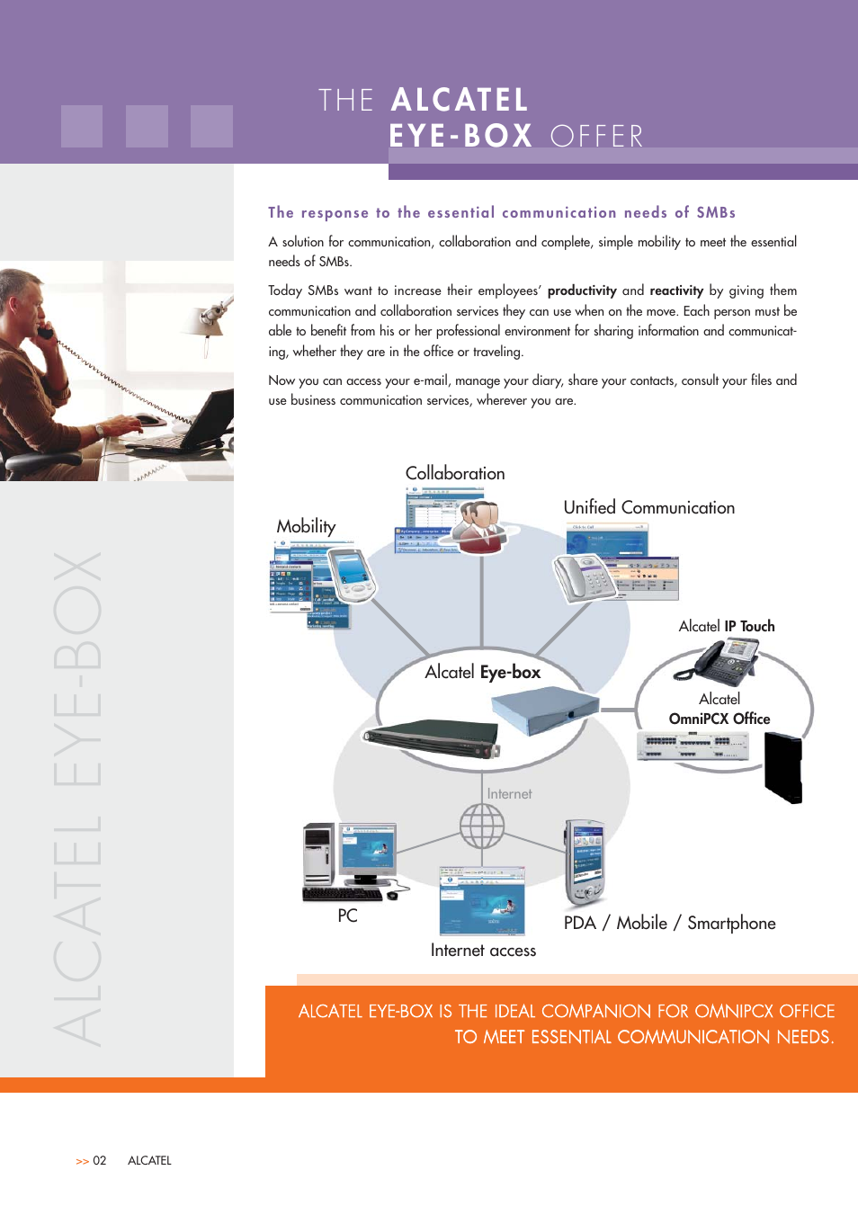 Alca tel eye-box, T h e | Alcatel-Lucent Eye-Box User Manual | Page 2 / 6