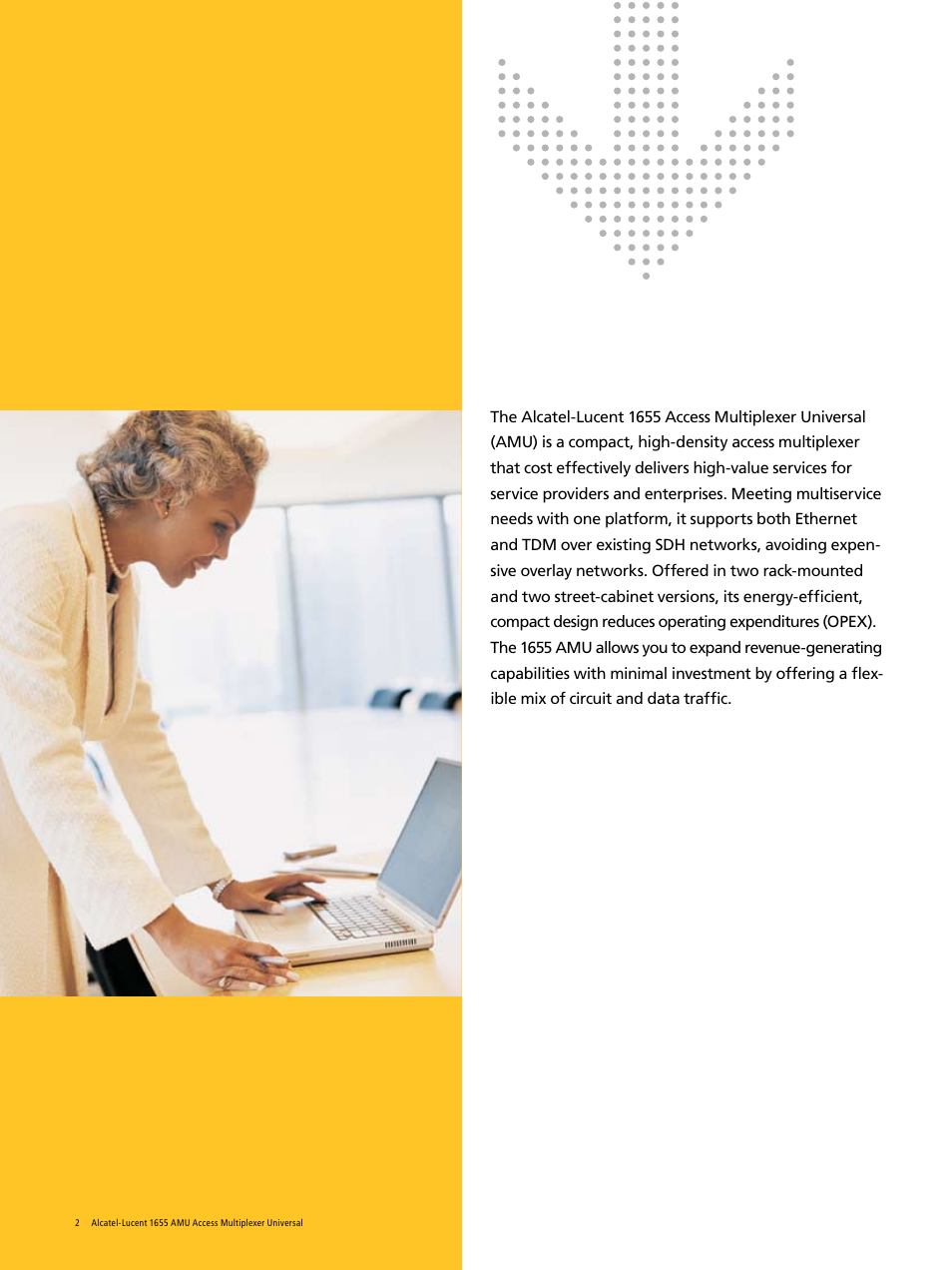 Alcatel-Lucent 1655 AMU User Manual | Page 2 / 12