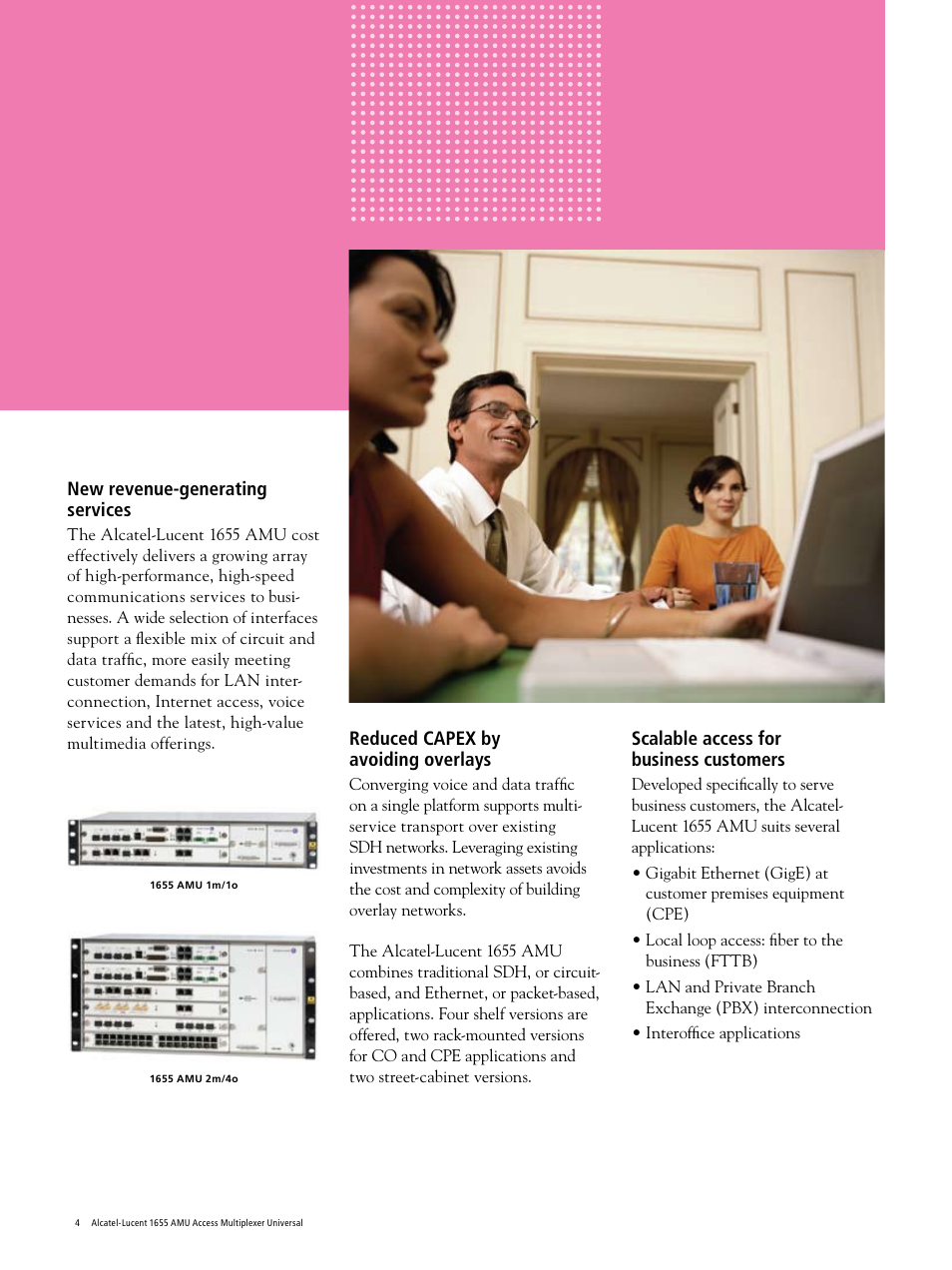 Alcatel-Lucent 1655 AMU User Manual | Page 4 / 12