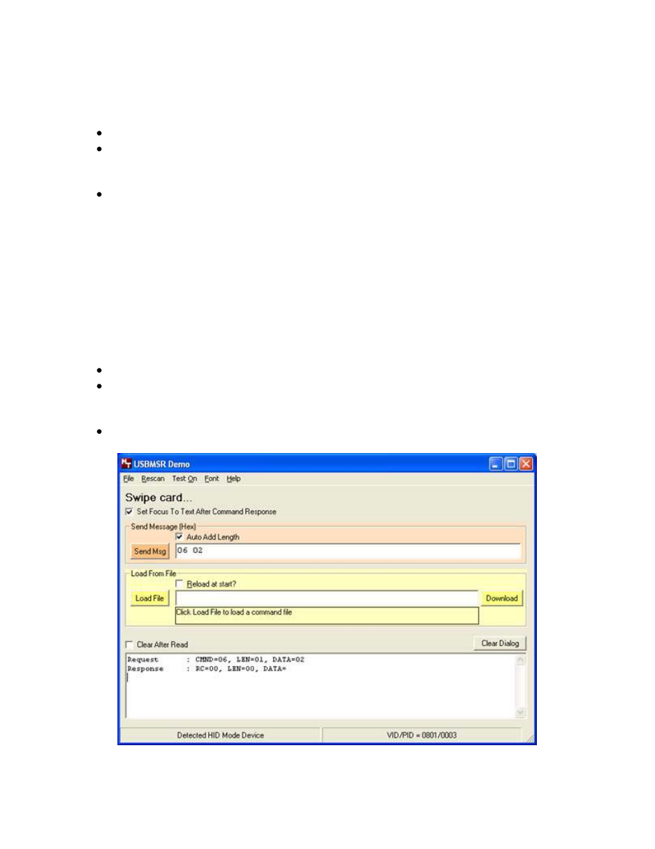 Section 3. demo program, Installation, Operation | MagTek MagneSafe V5 User Manual | Page 85 / 138