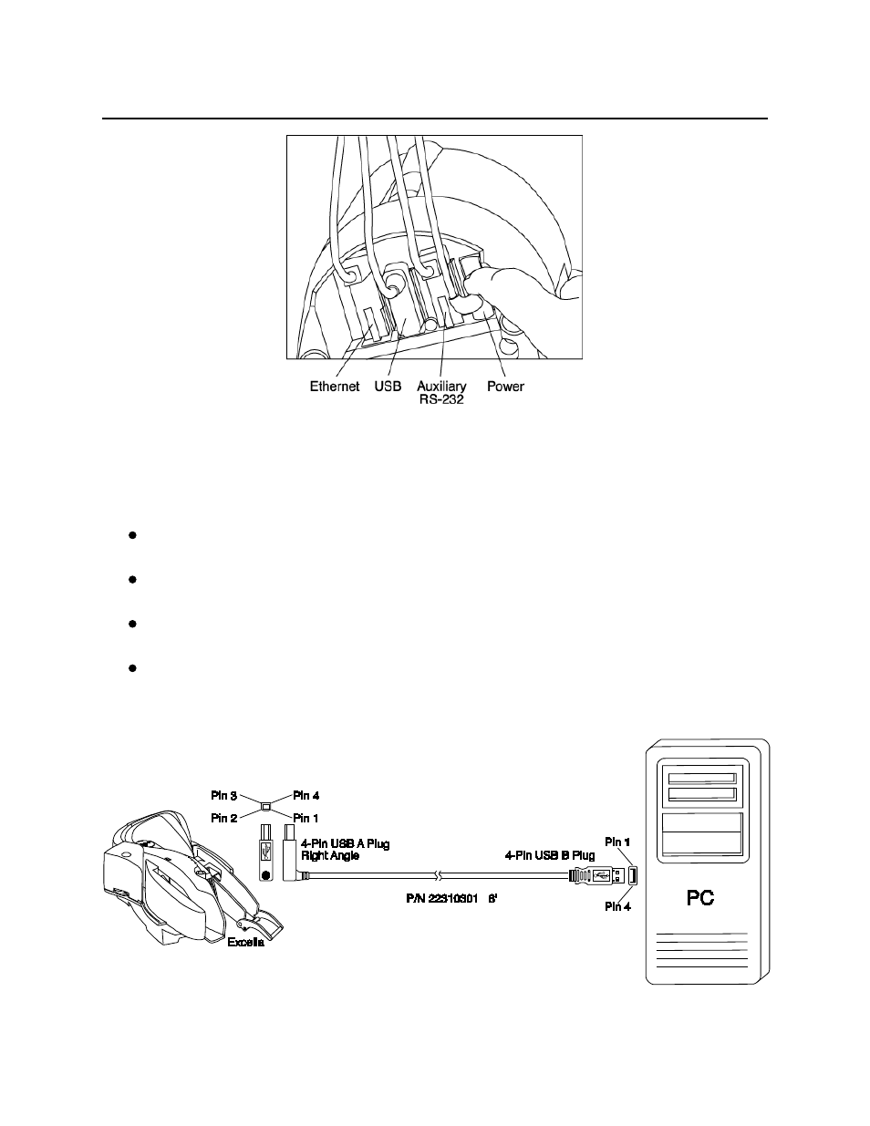 Cabling | MagTek Excella, MICR Check Reader99875310 User Manual | Page 16 / 49