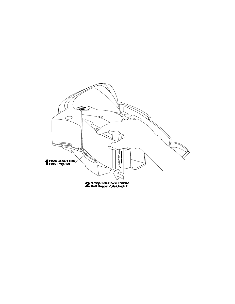 Single check – manual feed | MagTek Excella, MICR Check Reader99875310 User Manual | Page 22 / 49