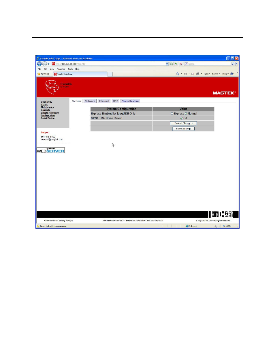 MagTek Excella, MICR Check Reader99875310 User Manual | Page 38 / 49