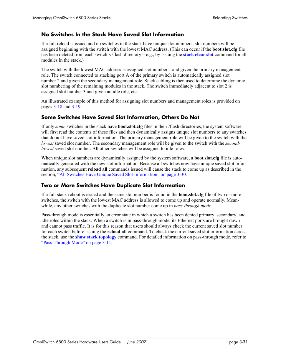 Alcatel-Lucent OMNISWITCH 6800 User Manual | Page 111 / 134