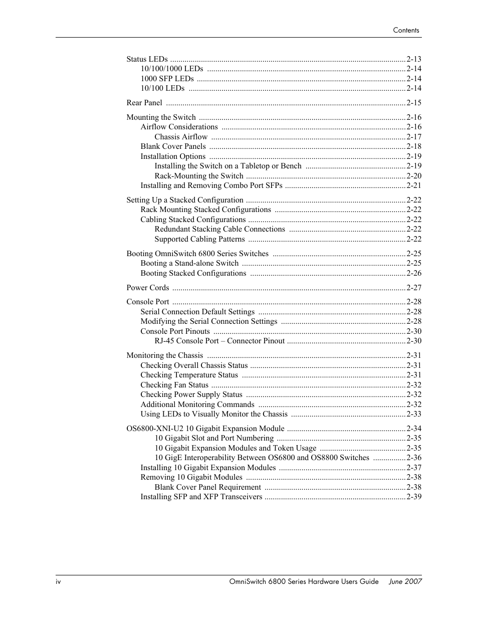 Alcatel-Lucent OMNISWITCH 6800 User Manual | Page 4 / 134