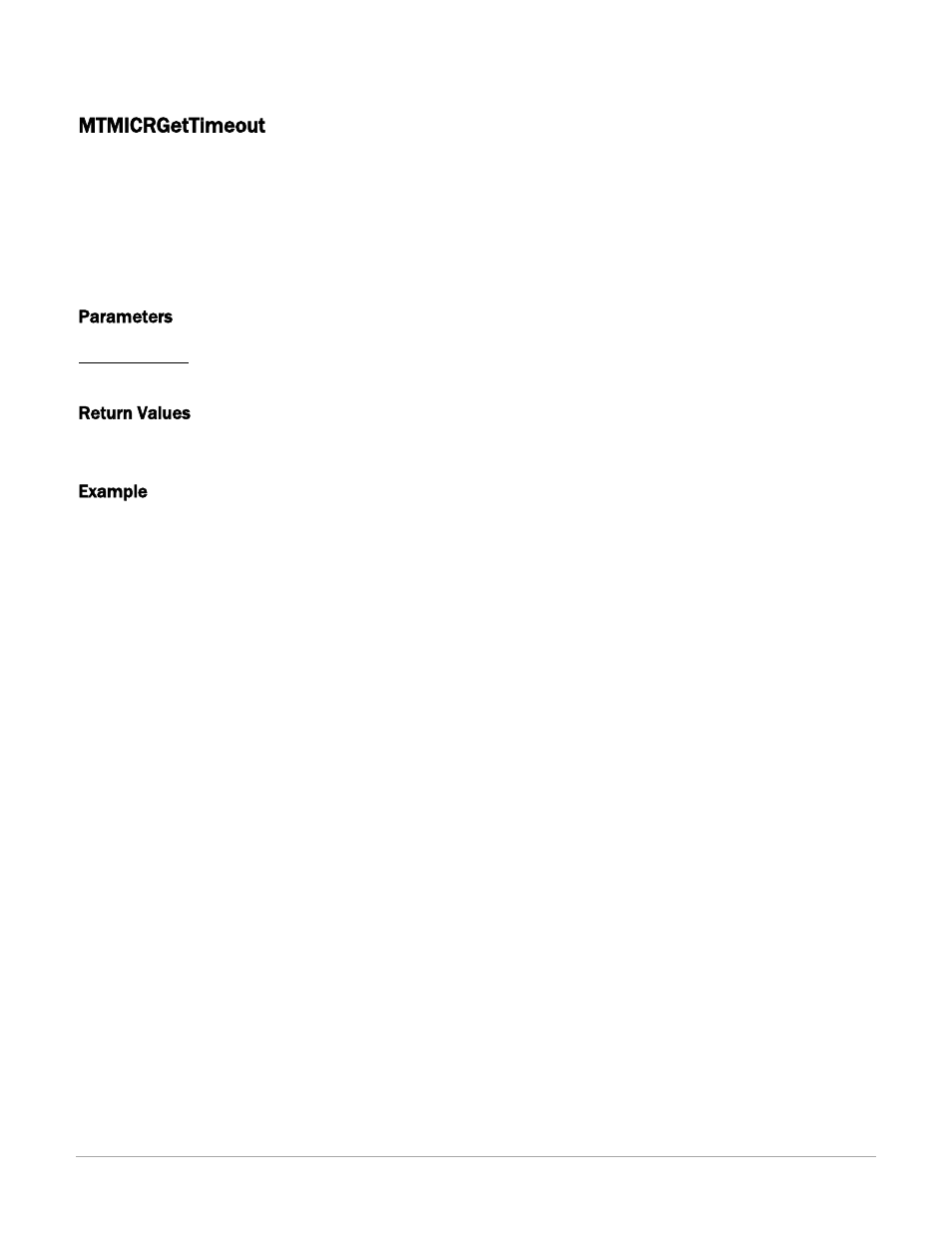 Mtmicrgettimeout | MagTek IMAGESAFE99875500 User Manual | Page 41 / 109