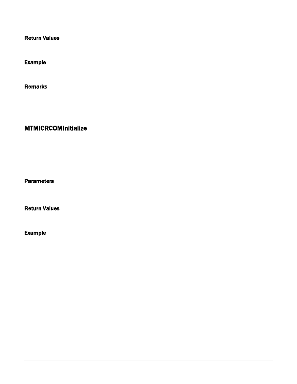 Mtmicrcominitialize | MagTek IMAGESAFE99875500 User Manual | Page 44 / 109