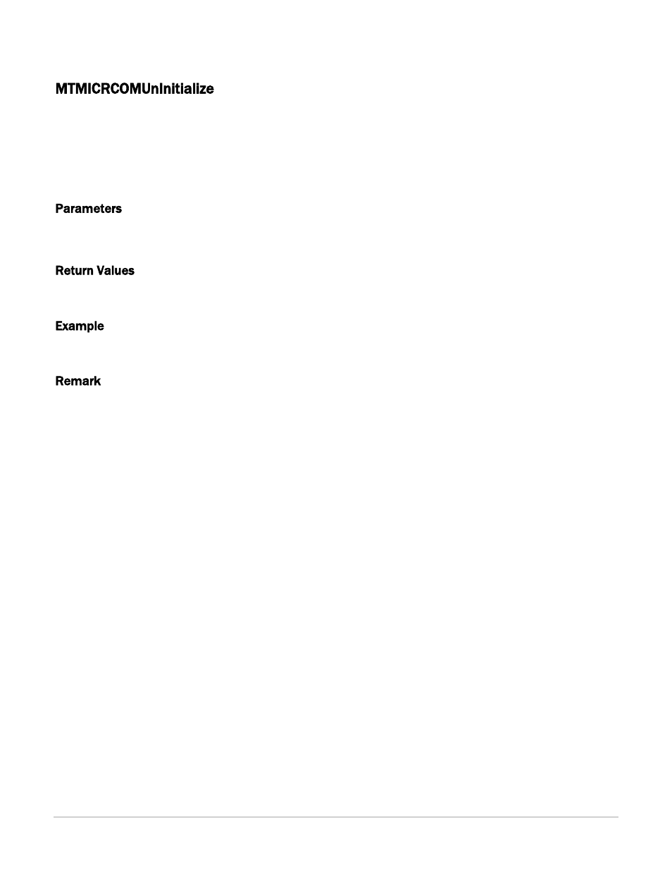 Mtmicrcomuninitialize | MagTek IMAGESAFE99875500 User Manual | Page 45 / 109