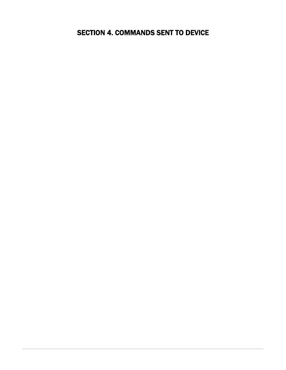 Commands sent to device – de | MagTek IMAGESAFE99875500 User Manual | Page 47 / 109