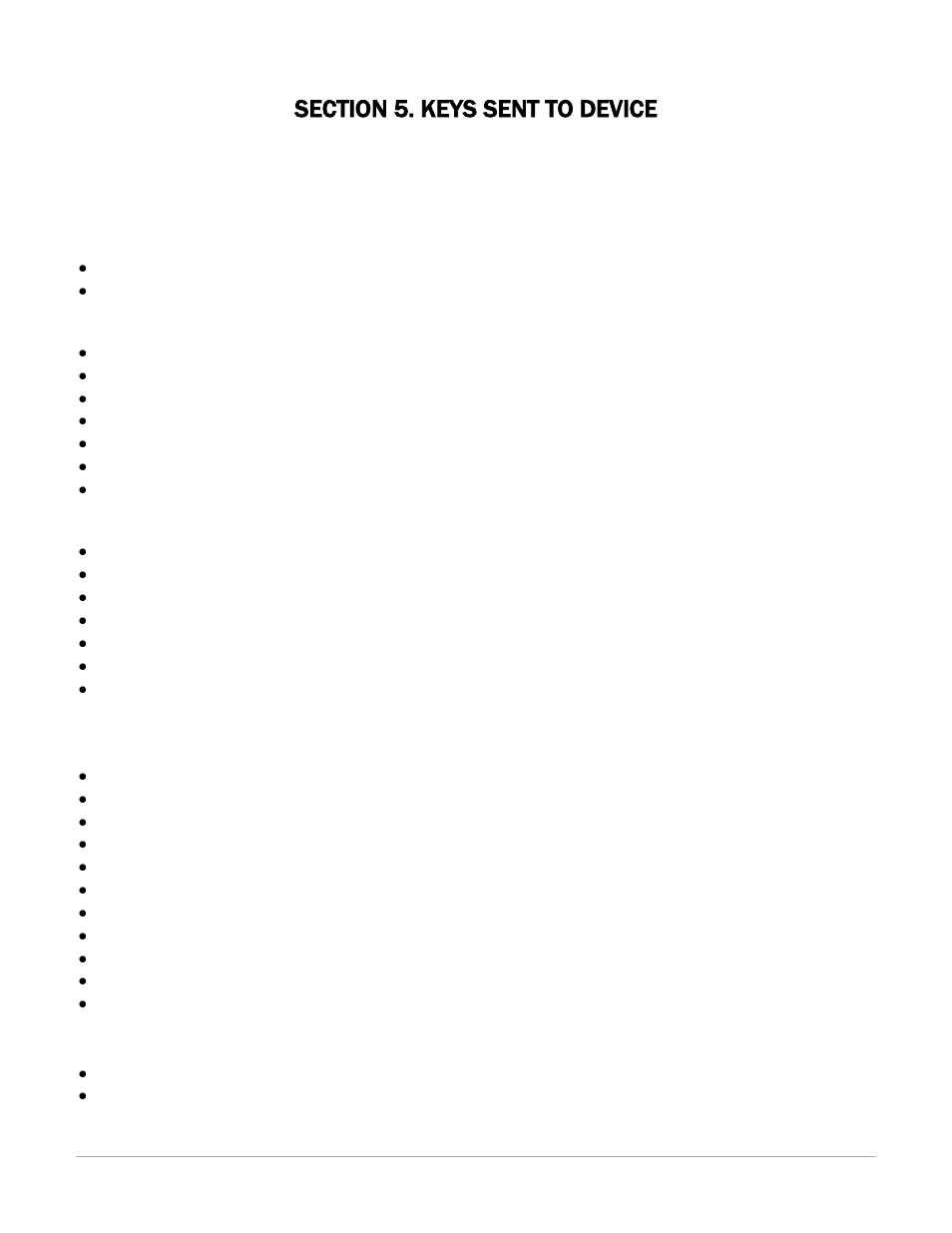 Keys sent to device – l | MagTek IMAGESAFE99875500 User Manual | Page 49 / 109