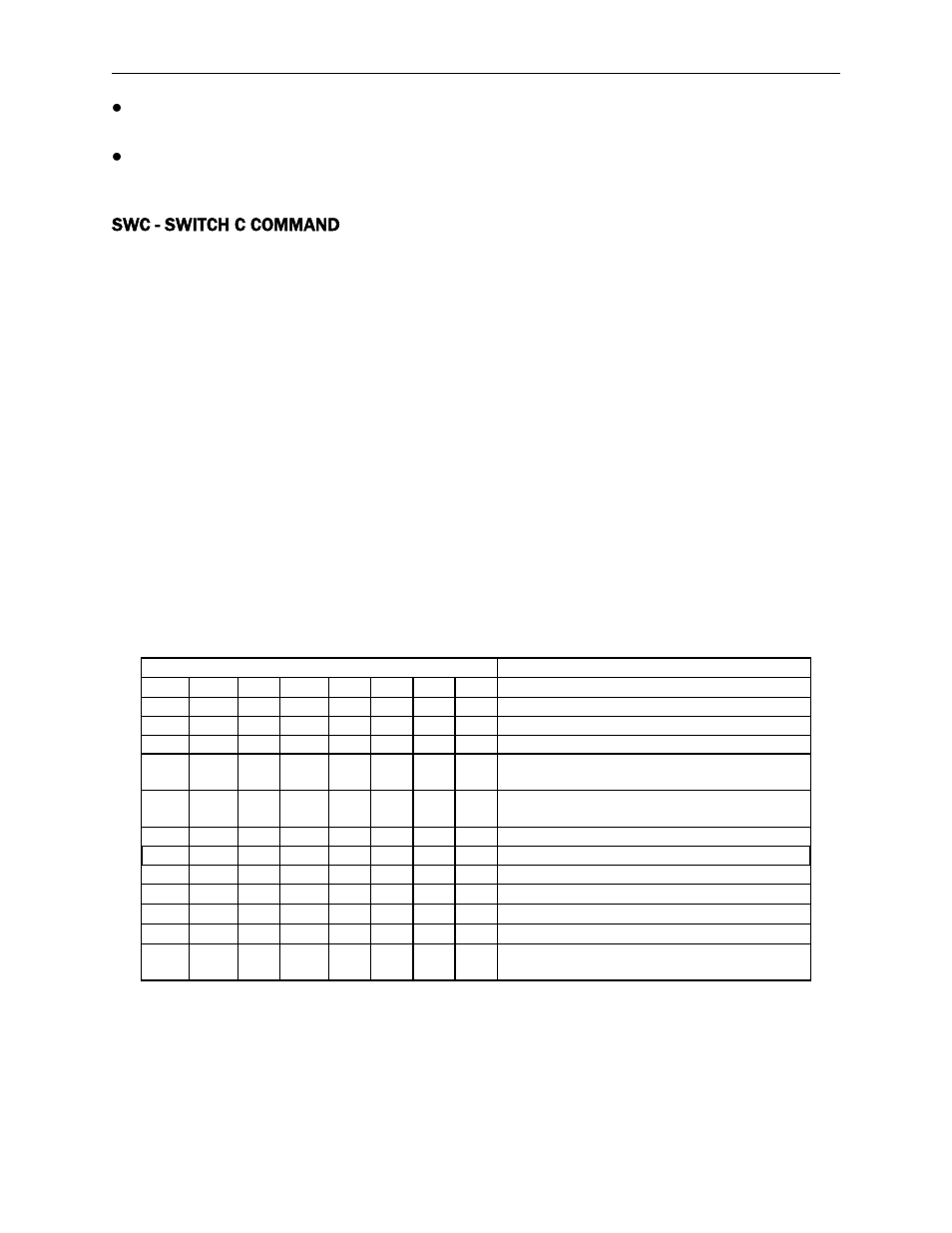 Swc - switch c command | MagTek MICRSafe99875466 User Manual | Page 22 / 79