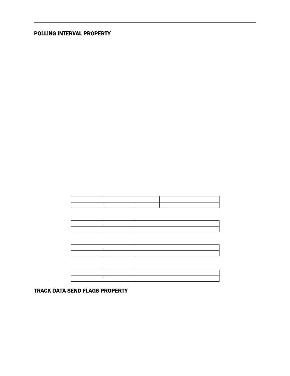 Polling interval property, Track data send flags property | MagTek MICRSafe99875466 User Manual | Page 37 / 79