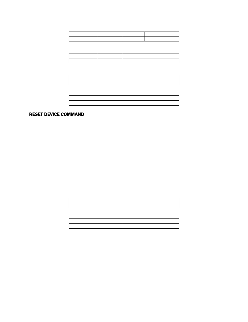 Reset device command | MagTek MICRSafe99875466 User Manual | Page 44 / 79