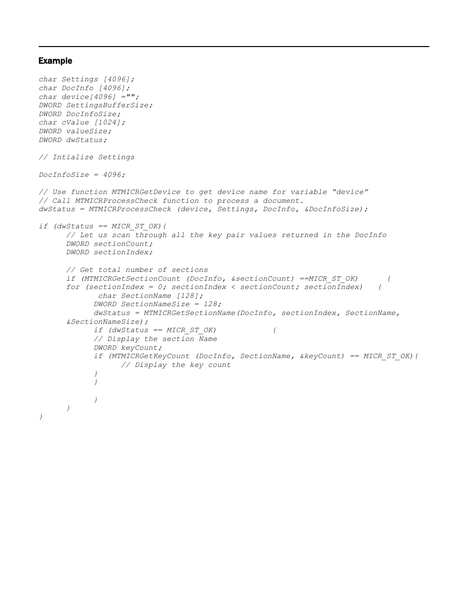 Example | MagTek Excella STX99875340 User Manual | Page 49 / 137