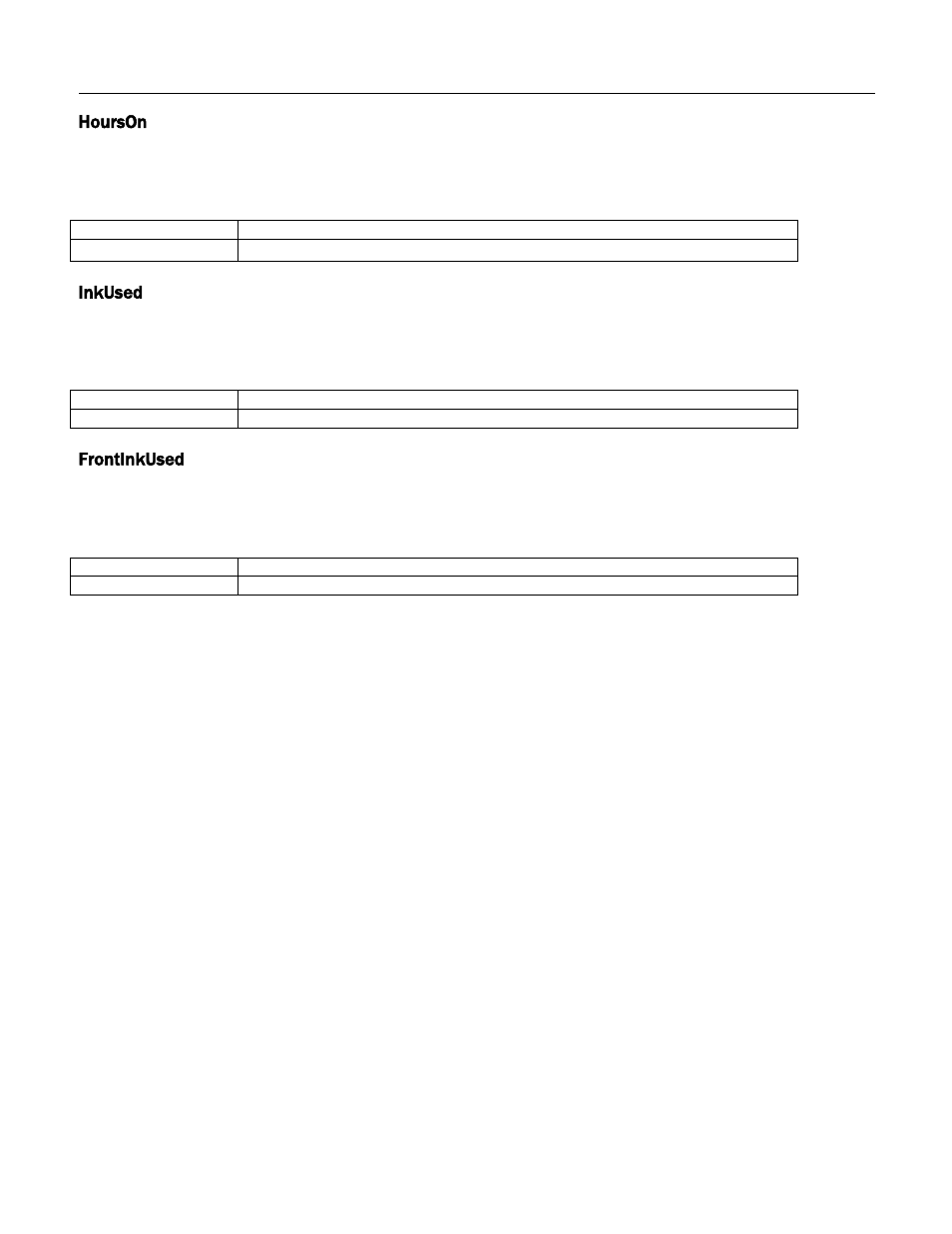 Hourson, Inkused, Frontinkused | MagTek Excella STX99875340 User Manual | Page 98 / 137