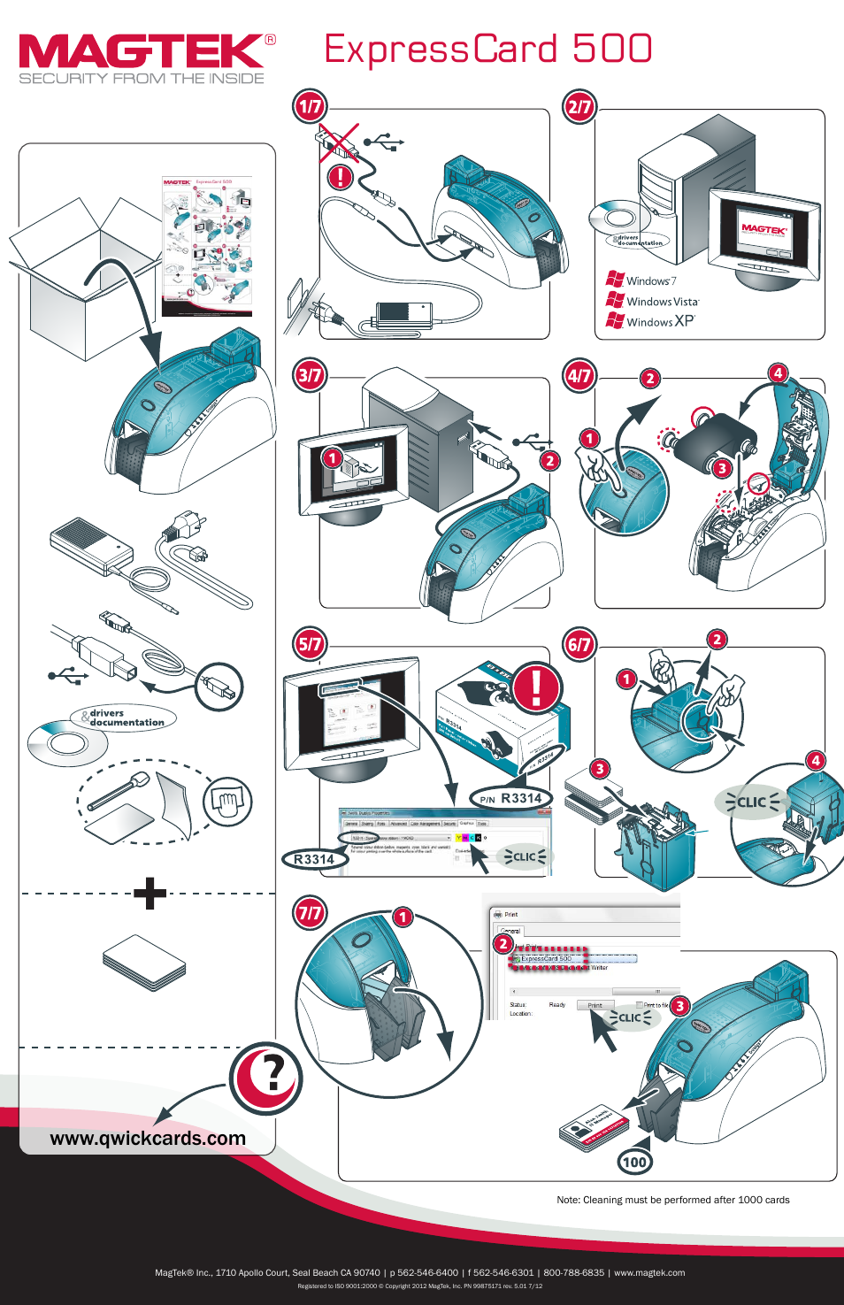 MagTek EC500 99875171 User Manual | 1 page
