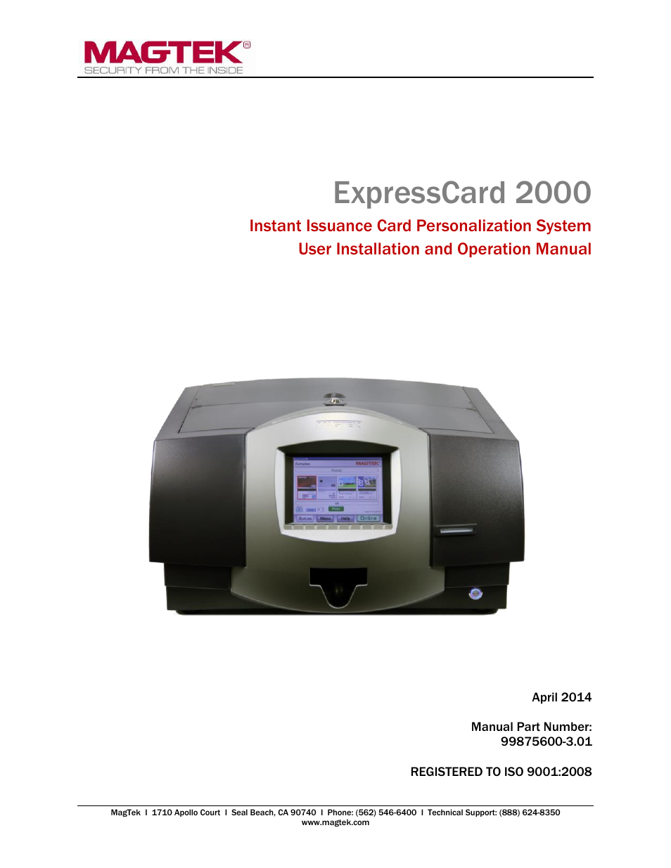 MagTek EC2000 99875600 User Manual | 83 pages