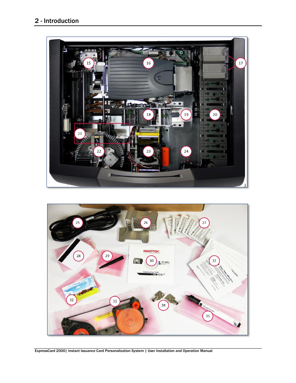 2 - introduction | MagTek EC2000 99875600 User Manual | Page 11 / 83