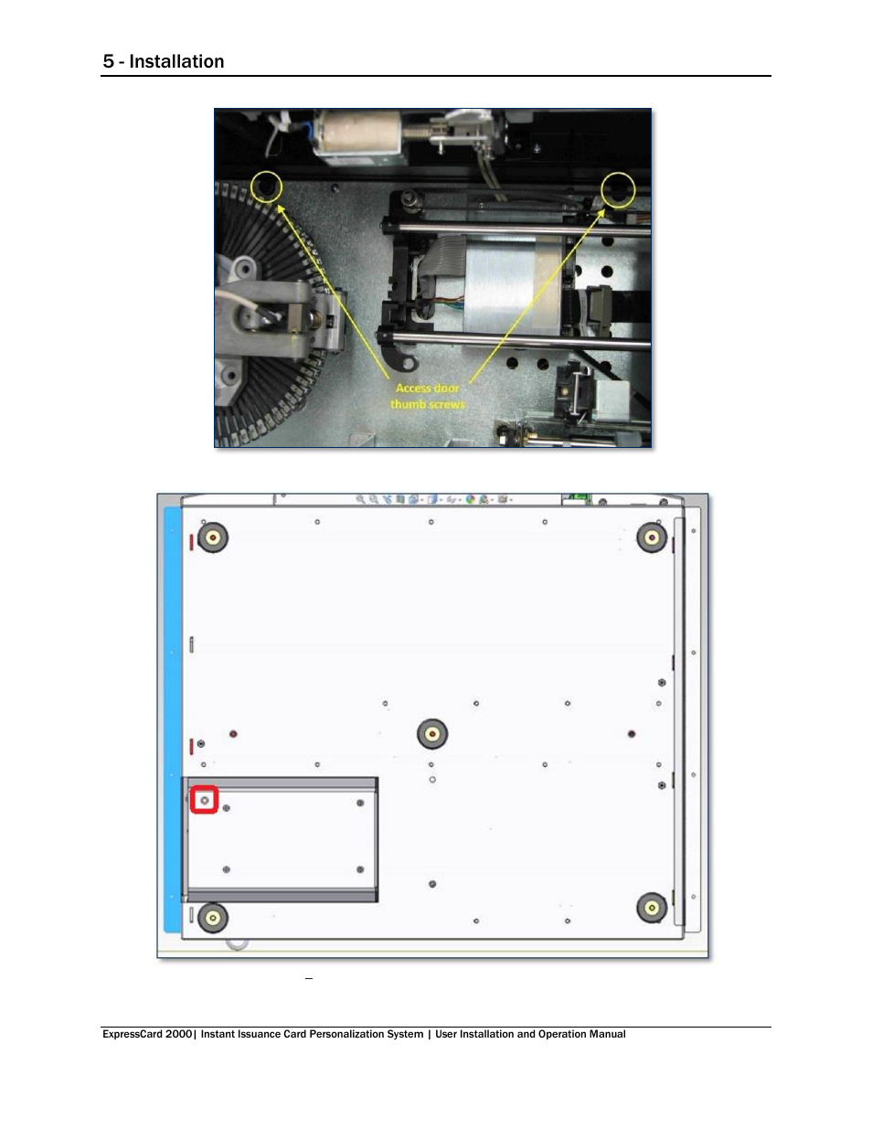 E figure 5-2 ), E figure 5-3 ), 5 - installation | MagTek EC2000 99875600 User Manual | Page 24 / 83