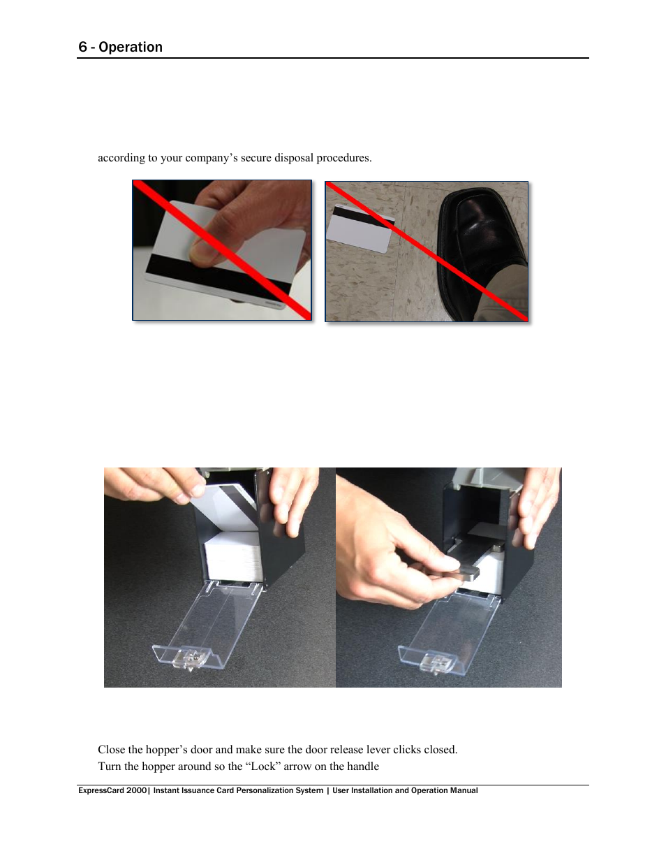 6 - operation | MagTek EC2000 99875600 User Manual | Page 38 / 83