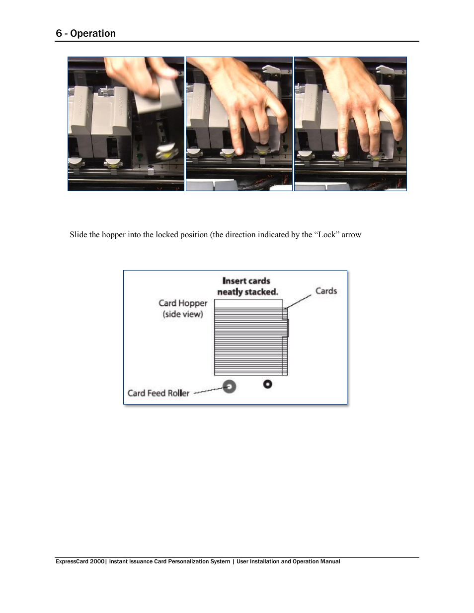 6 - operation | MagTek EC2000 99875600 User Manual | Page 39 / 83